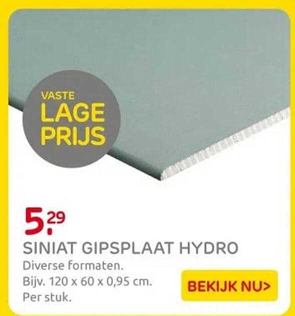 SINIAT GIPSPLAAT HYDRO