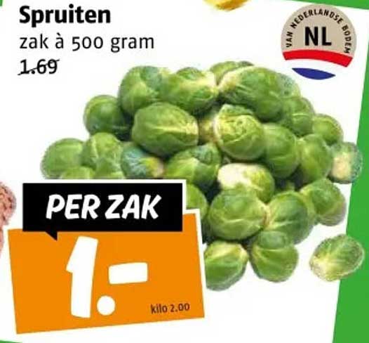 Spruiten zak à 500 gram