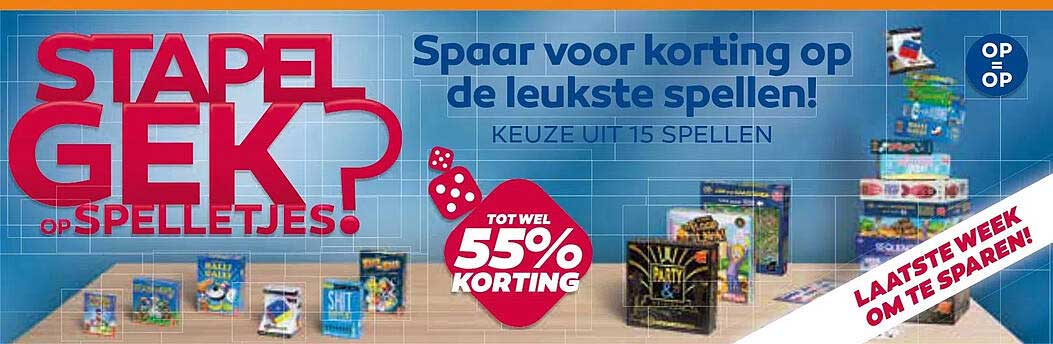 Stapel Gek? op Spelletjes