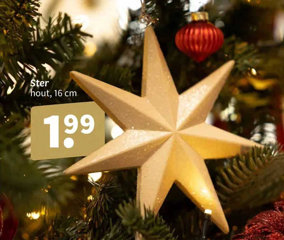 Ster hout, 16 cm