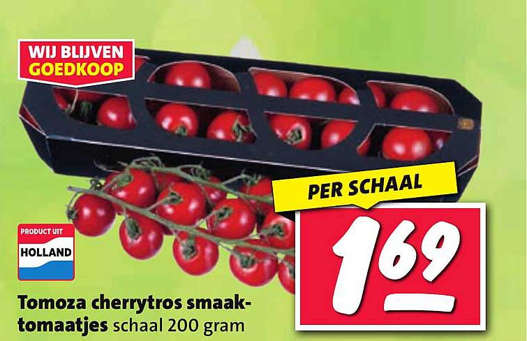 Tomaza cherrytomaatjes schaal 200 gram