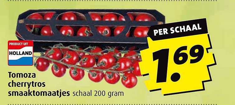 Tomozza cherrytomaatjes schaal 200 gram