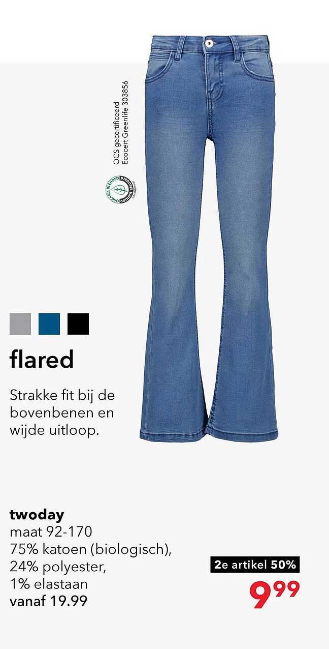 twoday flared jeans