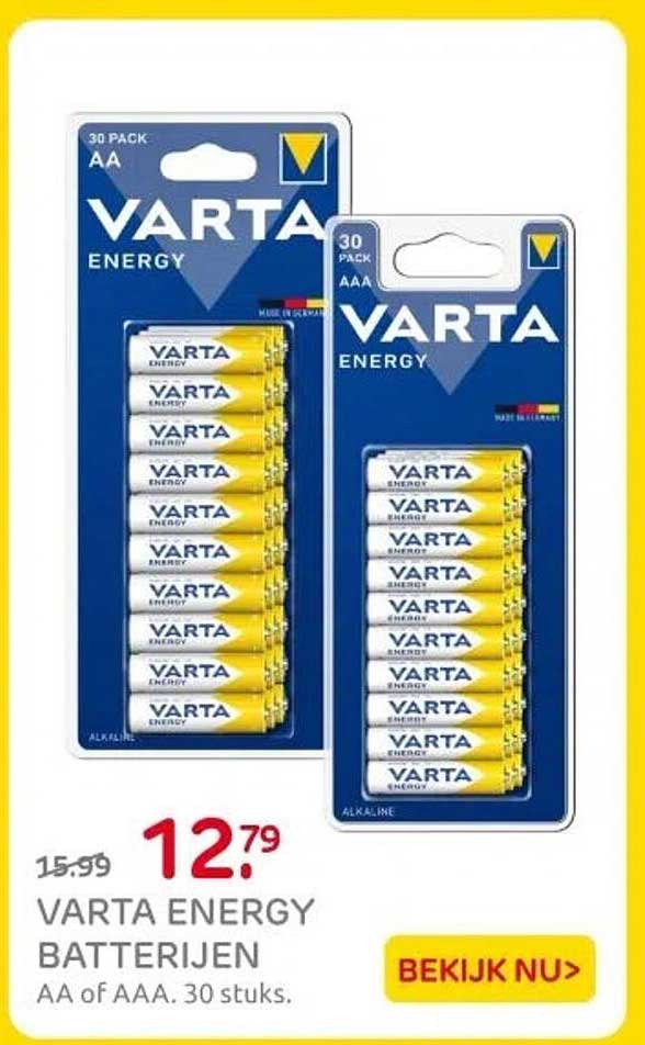VARTA ENERGY BATTERIJEN