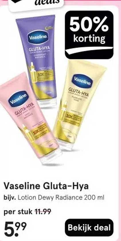 Vaseline Gluta-Hya bijv. Lotion Dewy Radiance 200 ml