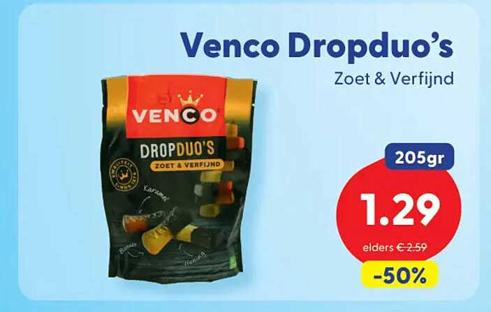 Venco Dropduo's Zoet & Verfijnd