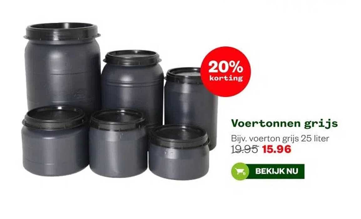 Voertonnen grijs