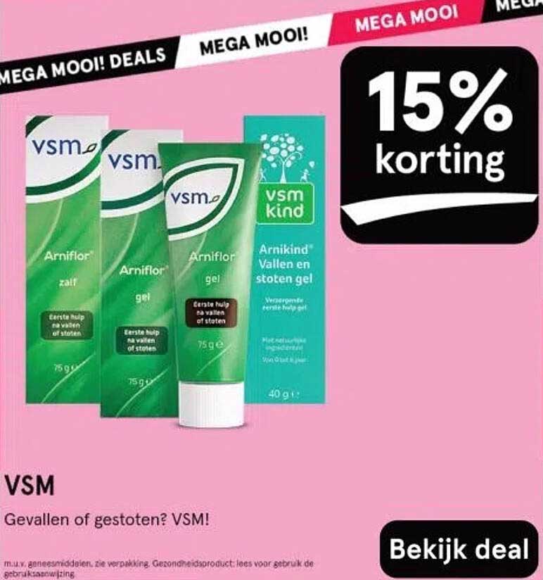 VSM Arniflor® gel en Arn kind® Vallen en stoten gel