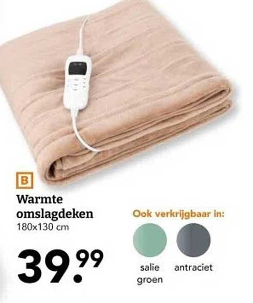 Warmte omslagdeken