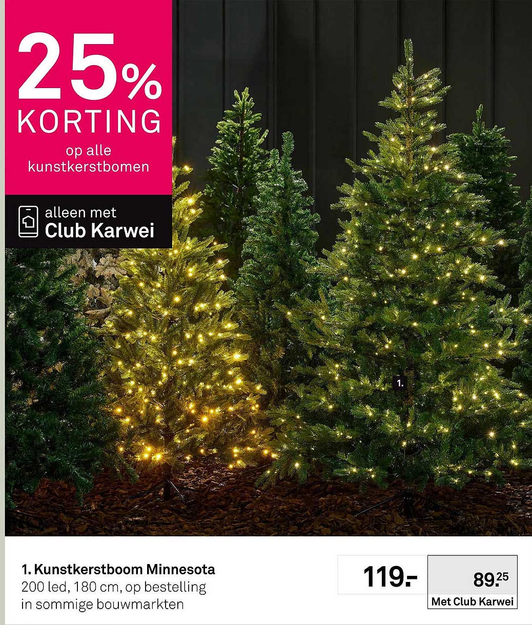 1. Kunstkerstboom Minnesota