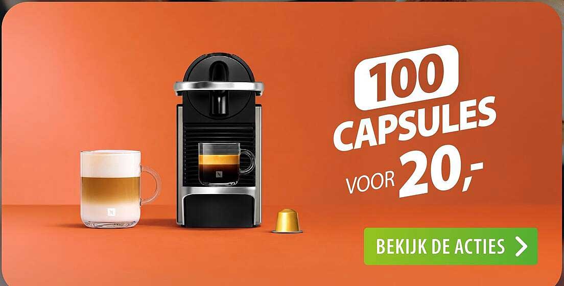 100 capsules voor 20,-