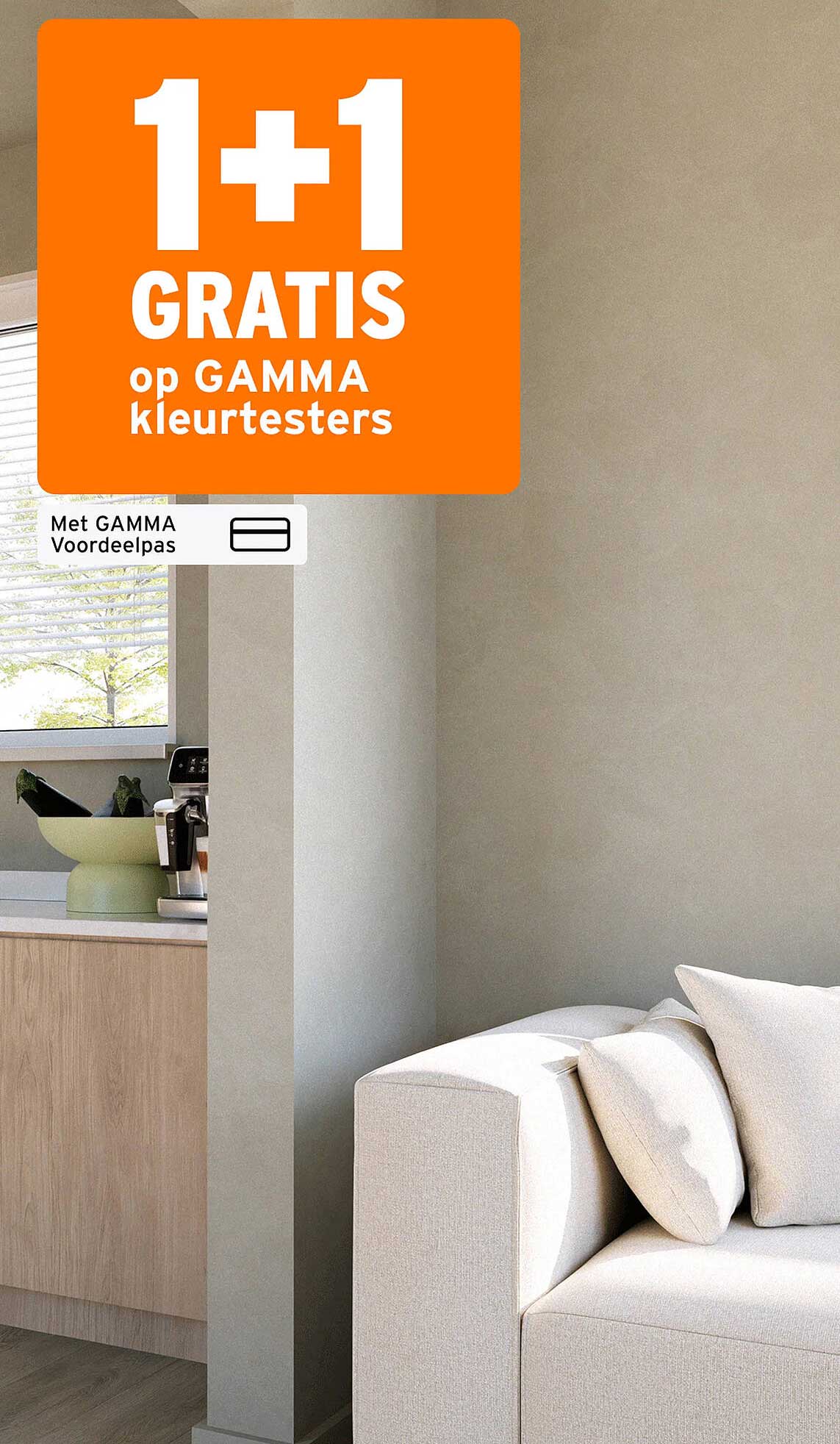 1+1 GRATIS op GAMMA kleurtesters