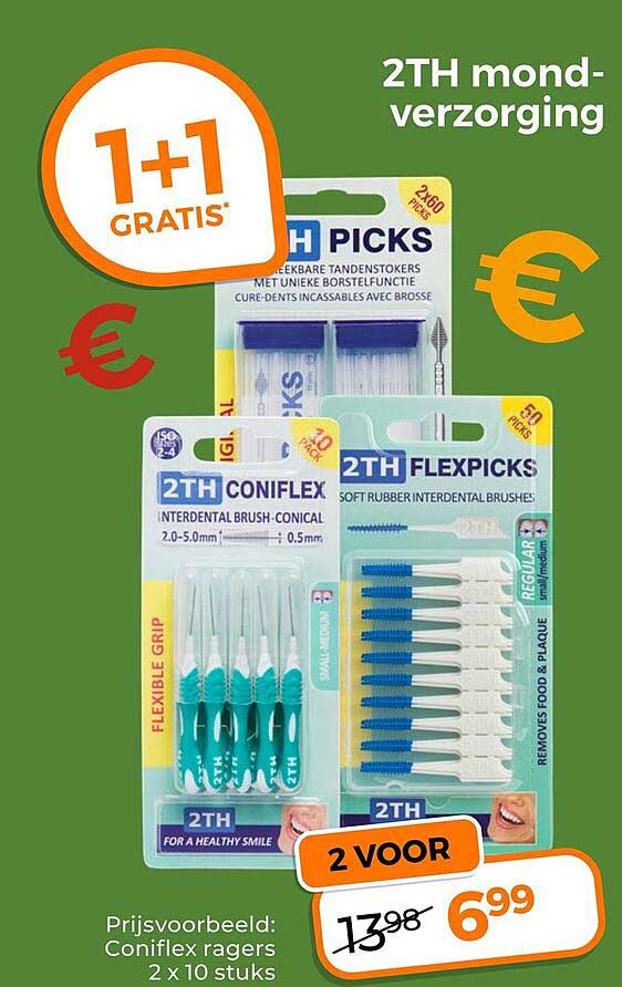 2TH mond-verzorging 1+1 GRATIS