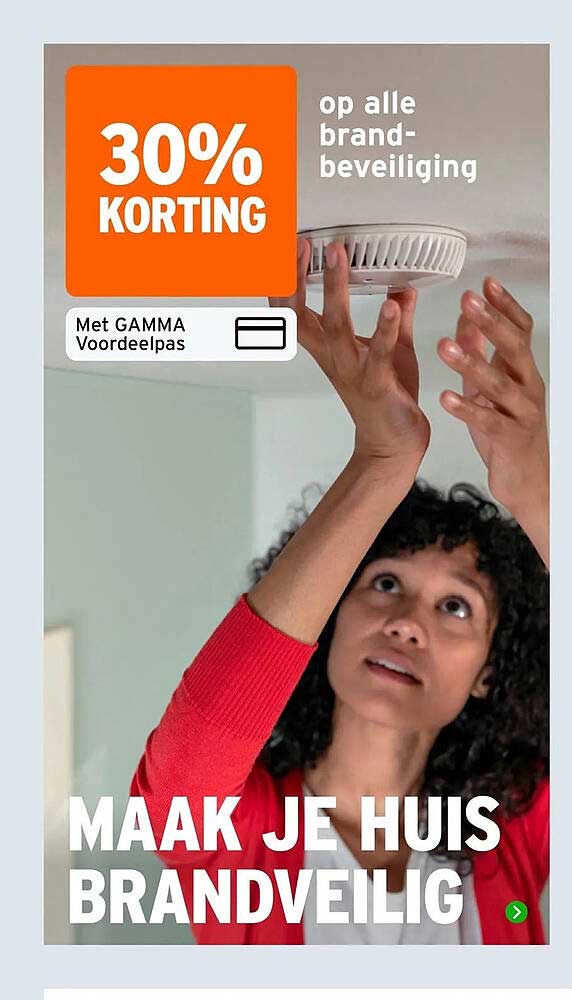 30% KORTING op alle brand-beveiliging