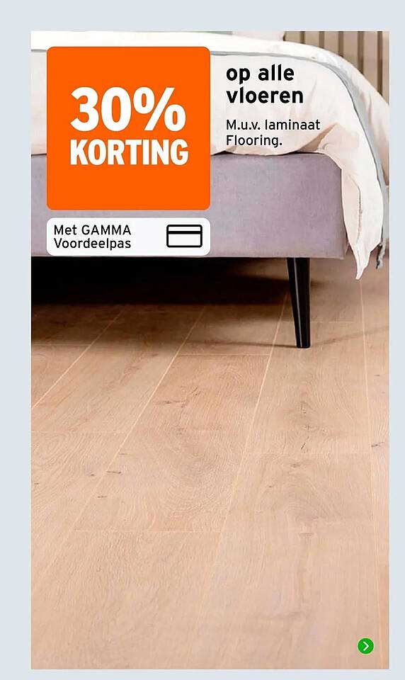 30% KORTING op alle vloeren