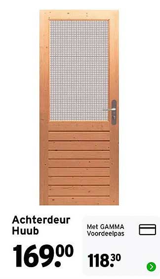 Achterdeur Huub