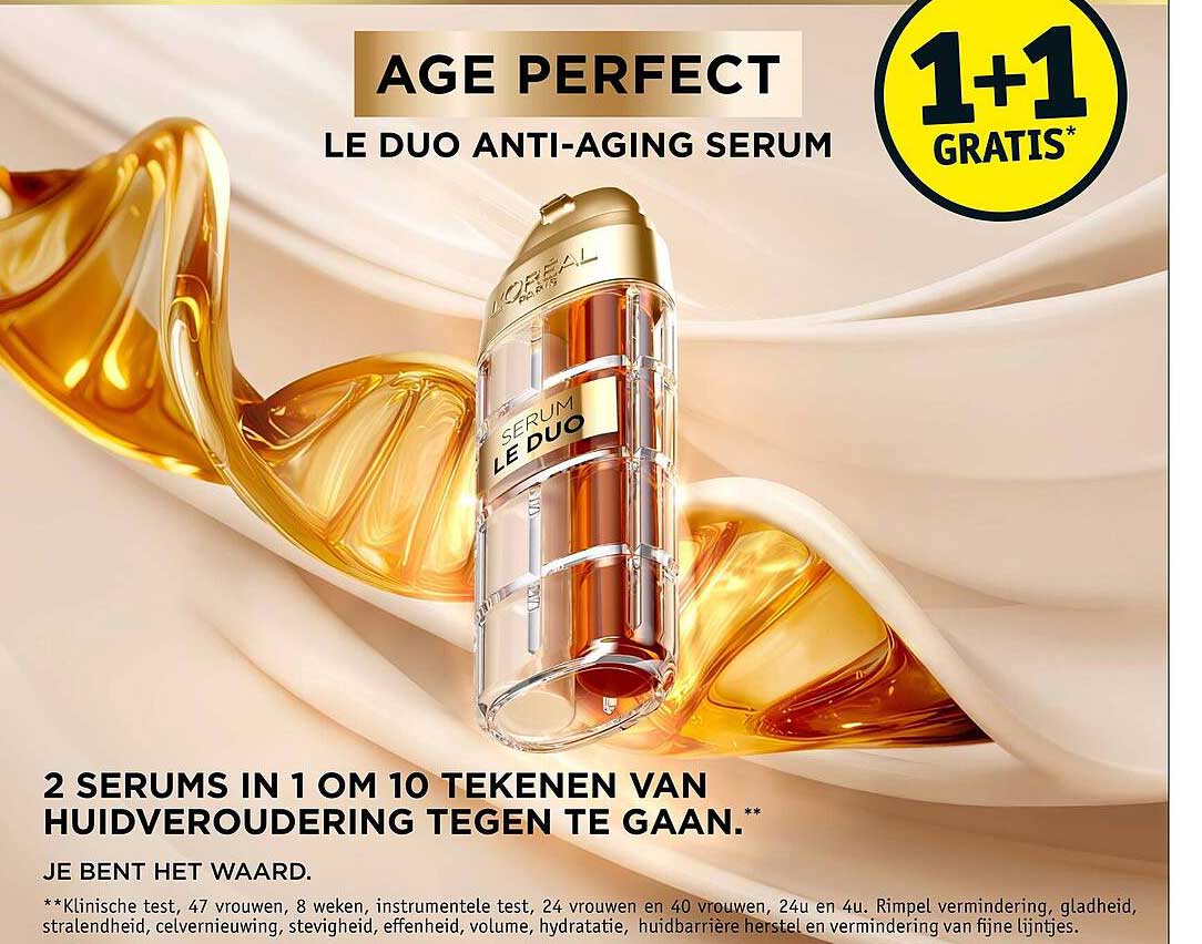 AGE PERFECT LE DUO ANTI-AGING SERUM 1+1 GRATIS*