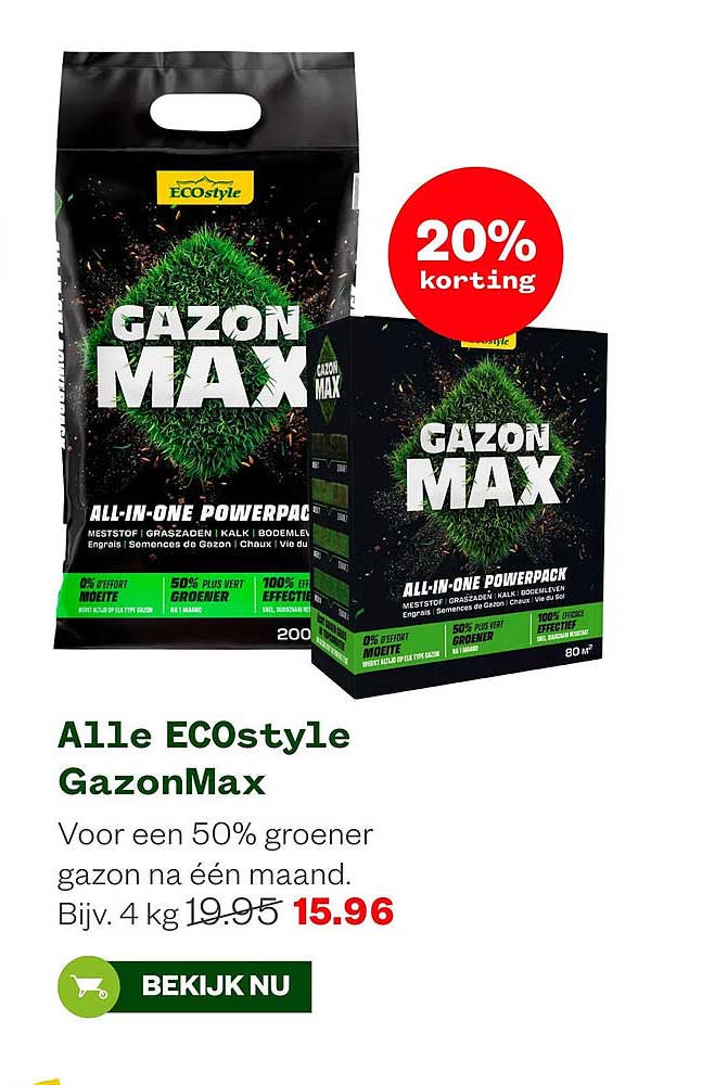 Alle ECOstyle GazonMax