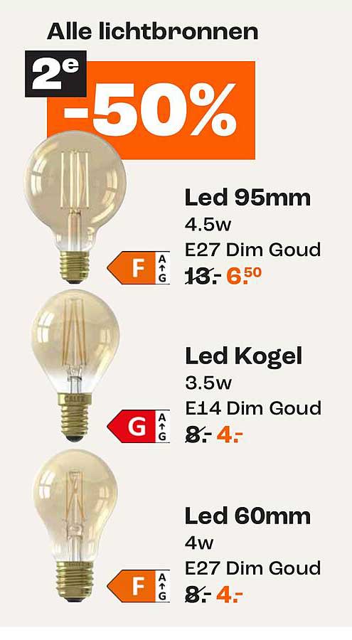 Alle lichtbronnen 2e -50%