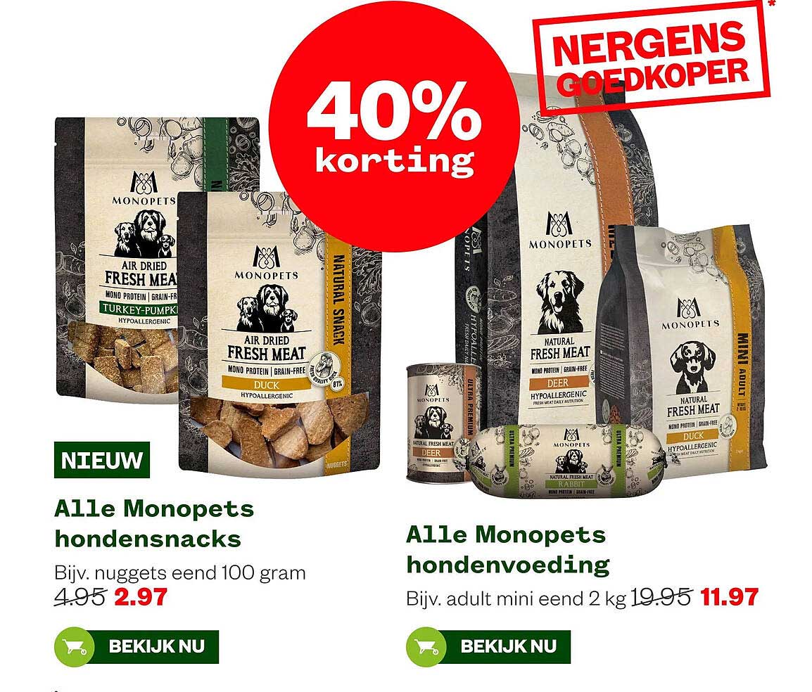 Alle Monopets hondensnacks
