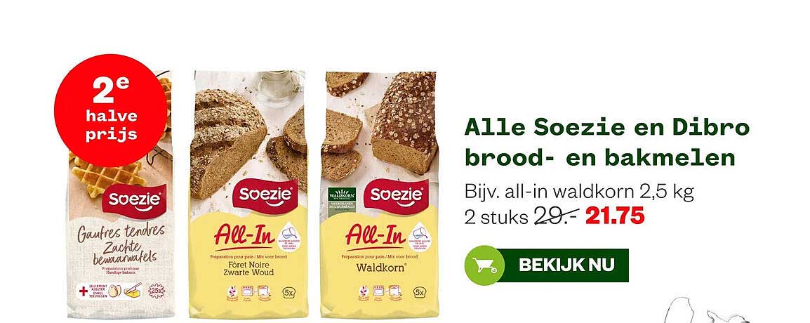 Alle Soezie en Dibro brood- en bakmeelen