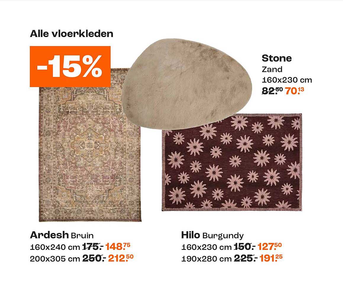 Alle vloerkleden -15%