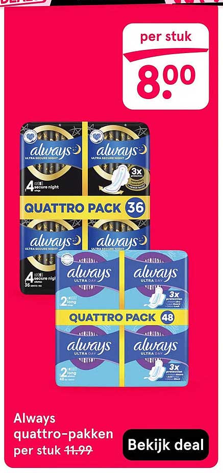 Always quattro-pakken