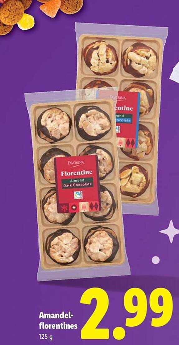 Amandel-florentines 125 g