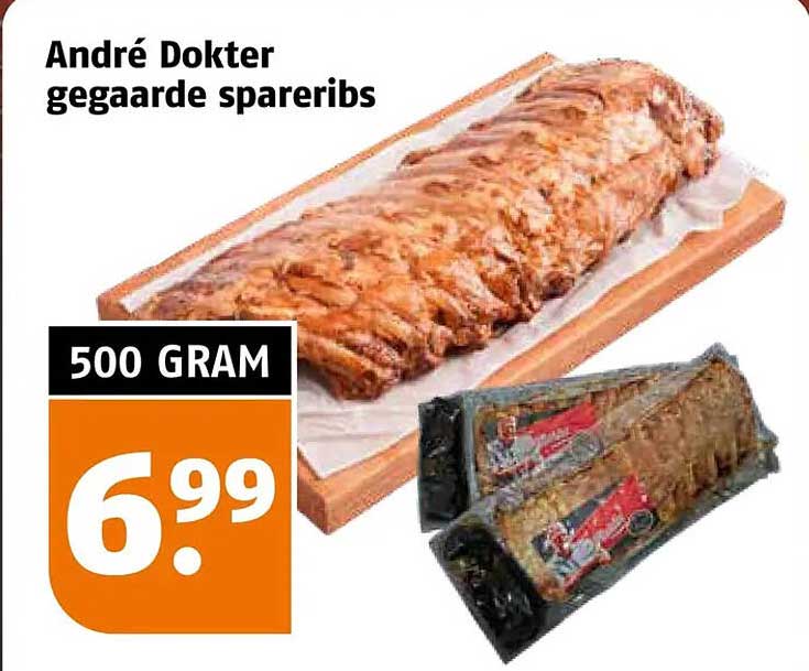 André Dokter gegaarde spareribs