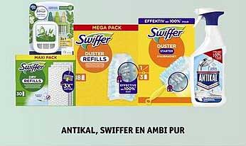 ANTIKAL, SWIFFER EN AMBI PUR