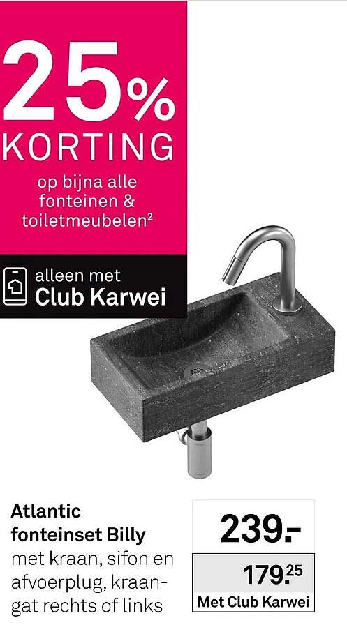 Atlantic fonteineset Billy