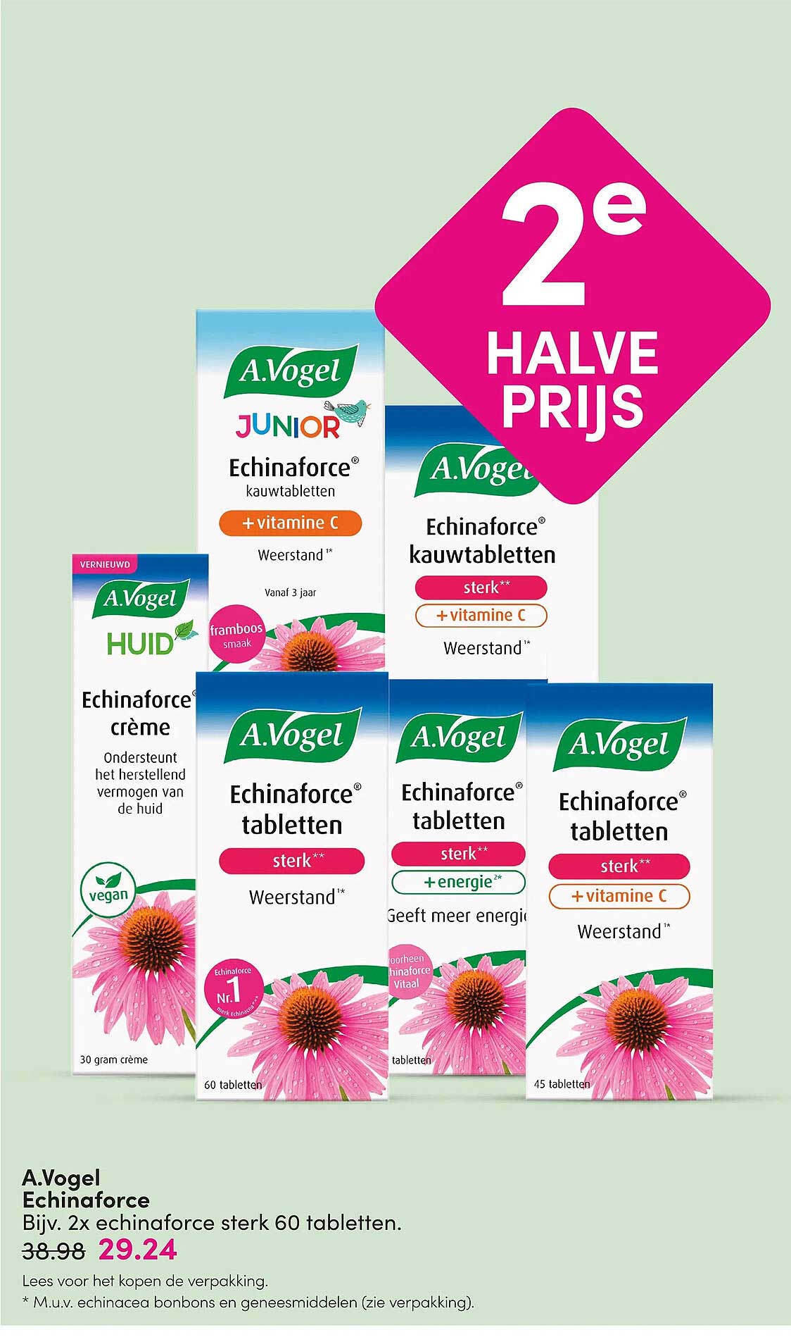 A.Vogel Echinaforce 2e halve prijs