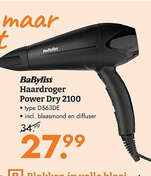 BaByliss Haardroger Power Dry 2100