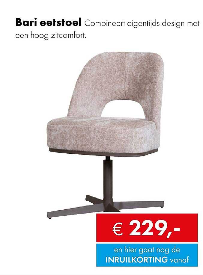 Bari eetstoel