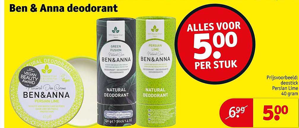 Ben & Anna deodorant