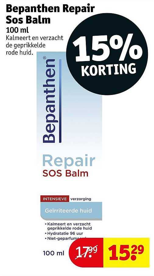 Bepanthen Repair Sos Balm 100 ml 15% KORTING