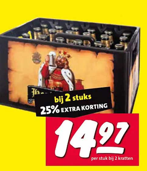 bij 2 stuks 25% EXTRA KORTING