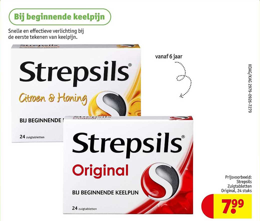 Bij beginnende keelpijn