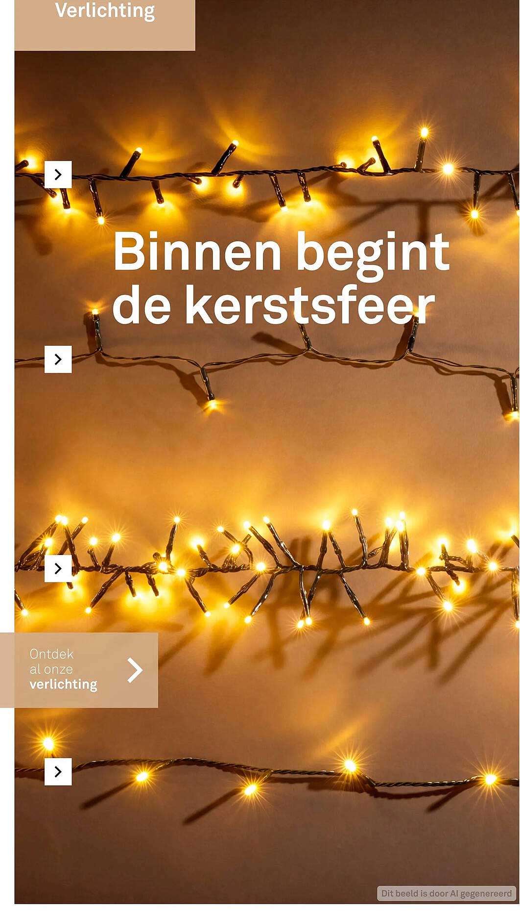 Binnen begint de kerstsfeer