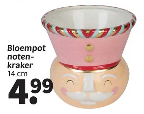 Bloempot notenkraker 14 cm