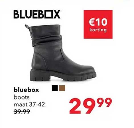 BLUEBOX boots maat 37-42 €10 korting