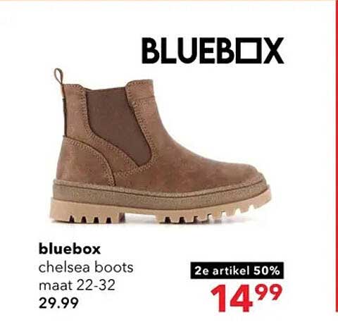 bluebox chelsea boots maat 22-32 2e artikel 50%