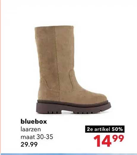bluebox laarzen maat 30-35 2e artikel 50%