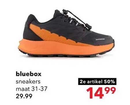 bluebox sneakers maat 31-37 2e artikel 50%