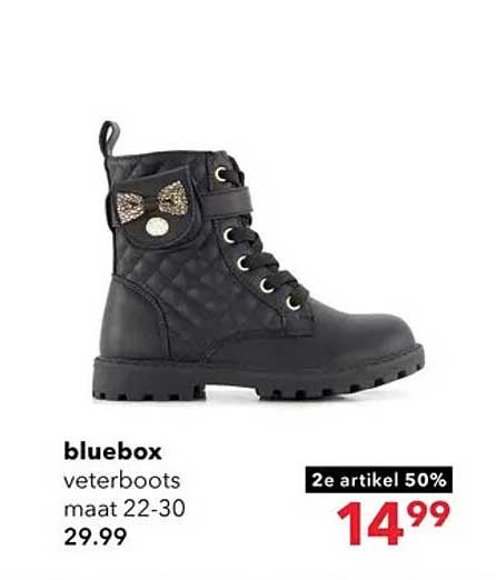 bluebox veterboots maat 22-30 2e artikel 50%