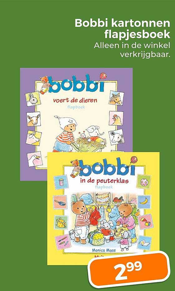 Bobbi kartonnen flapjesboek