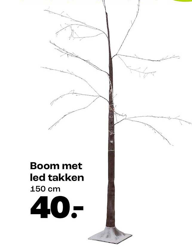 Boom met led takken 150 cm