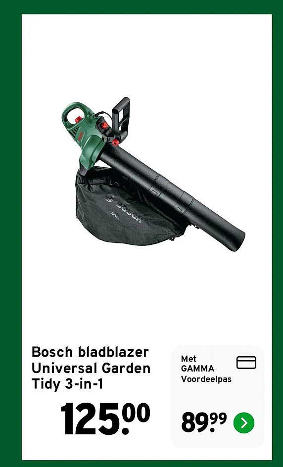 Bosch bladblazer Universal Garden Tidy 3-in-1