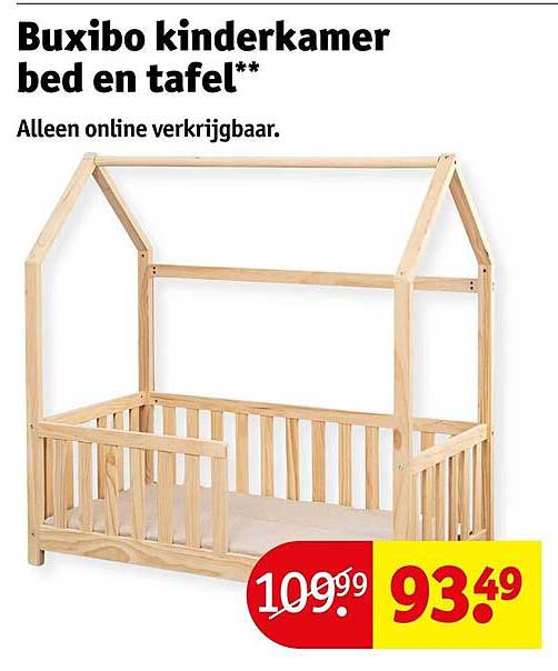 Buxibo kinderkamer bed en tafel**