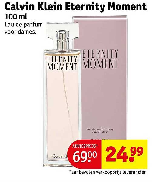 Calvin Klein Eternity Moment 100 ml Eau de parfum voor dames.
